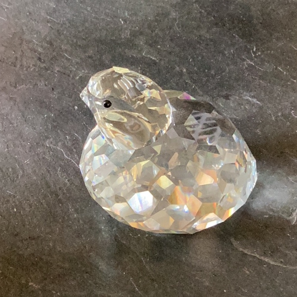 Retired Swarovski Quail.